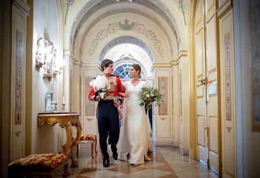 Boda de los Duques de Huéscar en el Palacio de Liria