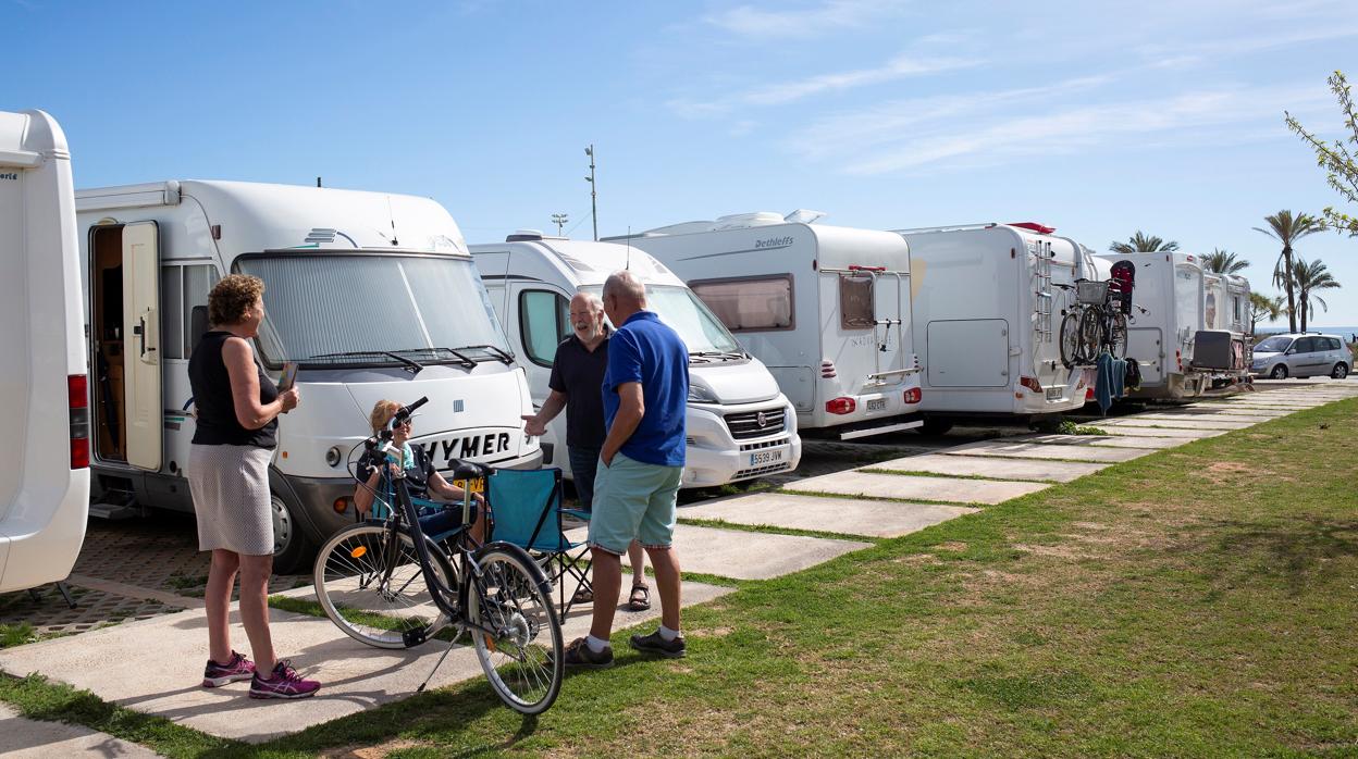 Área de estacionamiento de autocaravanas