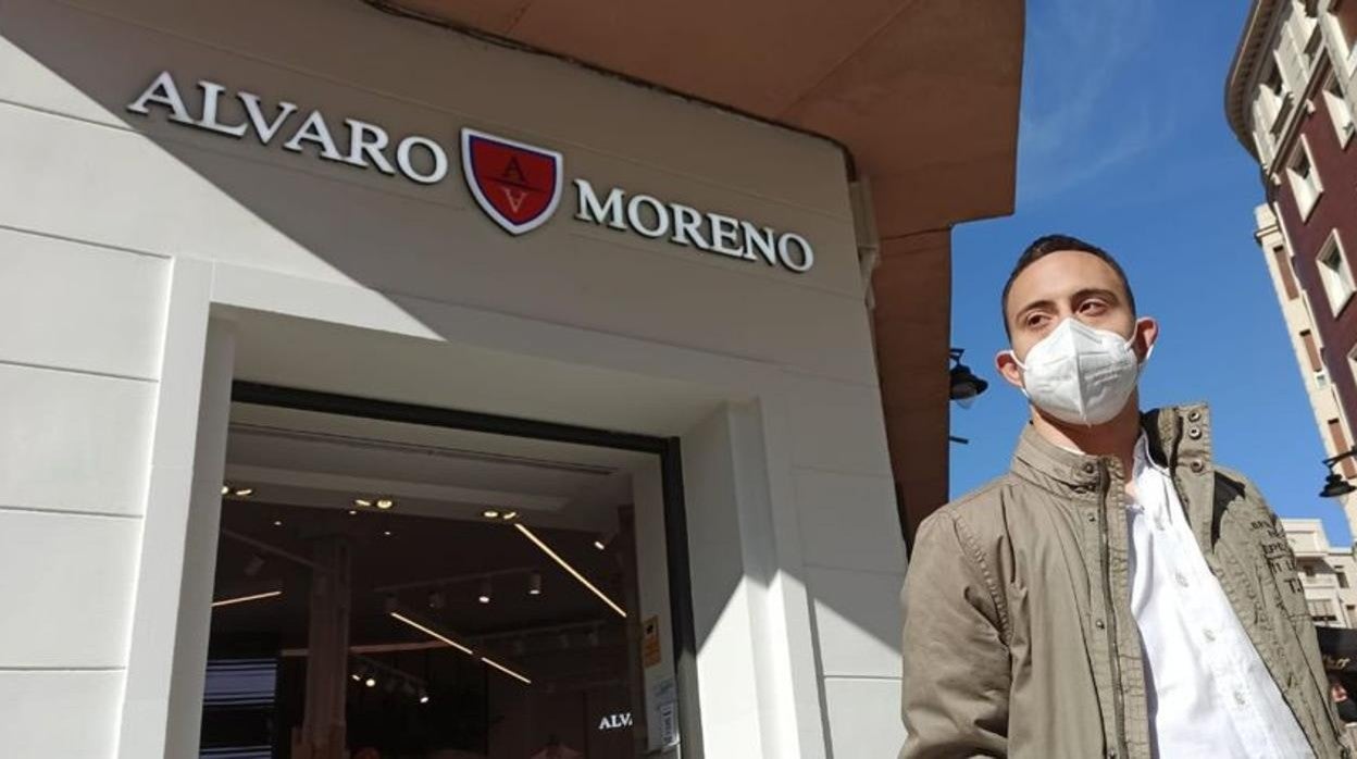 La nueva tienda de Álvaro Moreno en Valladolid, de la que formará parte Víctor Manrique, joven con Síndrome de Down