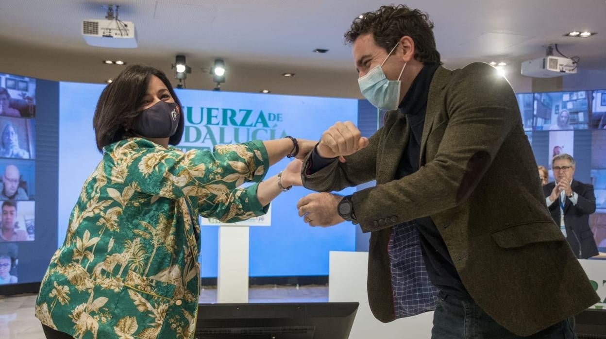 Teodoro García Egea felicita a Virginia Pérez