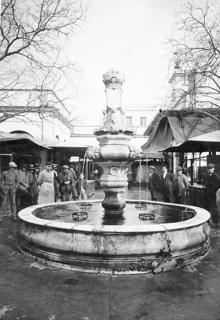 Fuente central del Mercado de la Encarnación