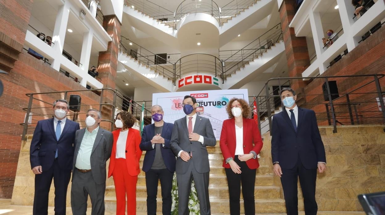Inauguración de la nueva sede de CCOO Andalucía y Sevilla en la capital andaluza