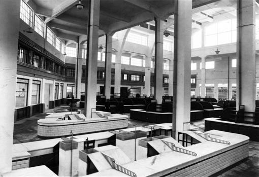 Vista general del Mercado de la Puerta de la Carne en la inauguración