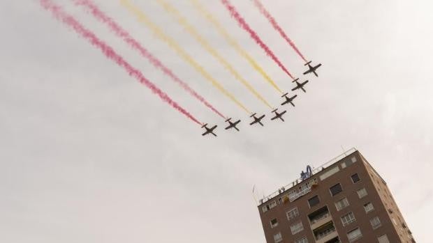 La Patrulla Águila sobrevolará Sevilla este miércoles de 'Feria'