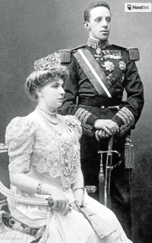 Los Reyes en su boda