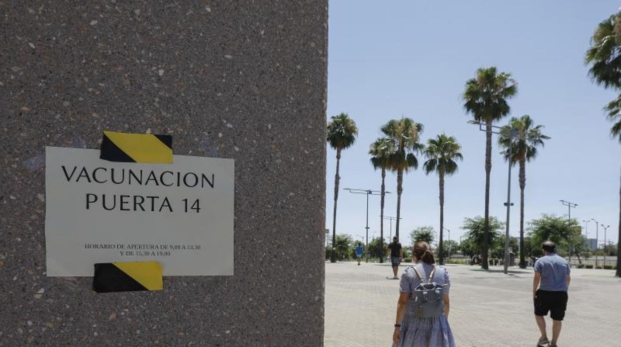 Aspecto del estadio de la Cartuja ayer