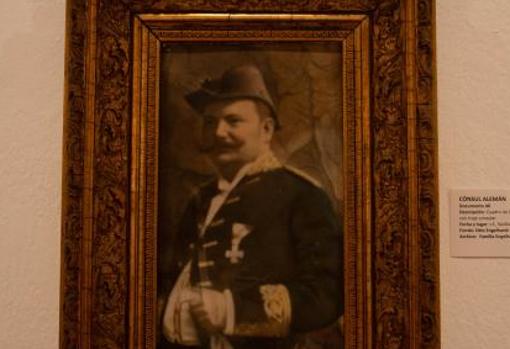 Retrato de Otto Engelhardt con la vestimenta de cónsul