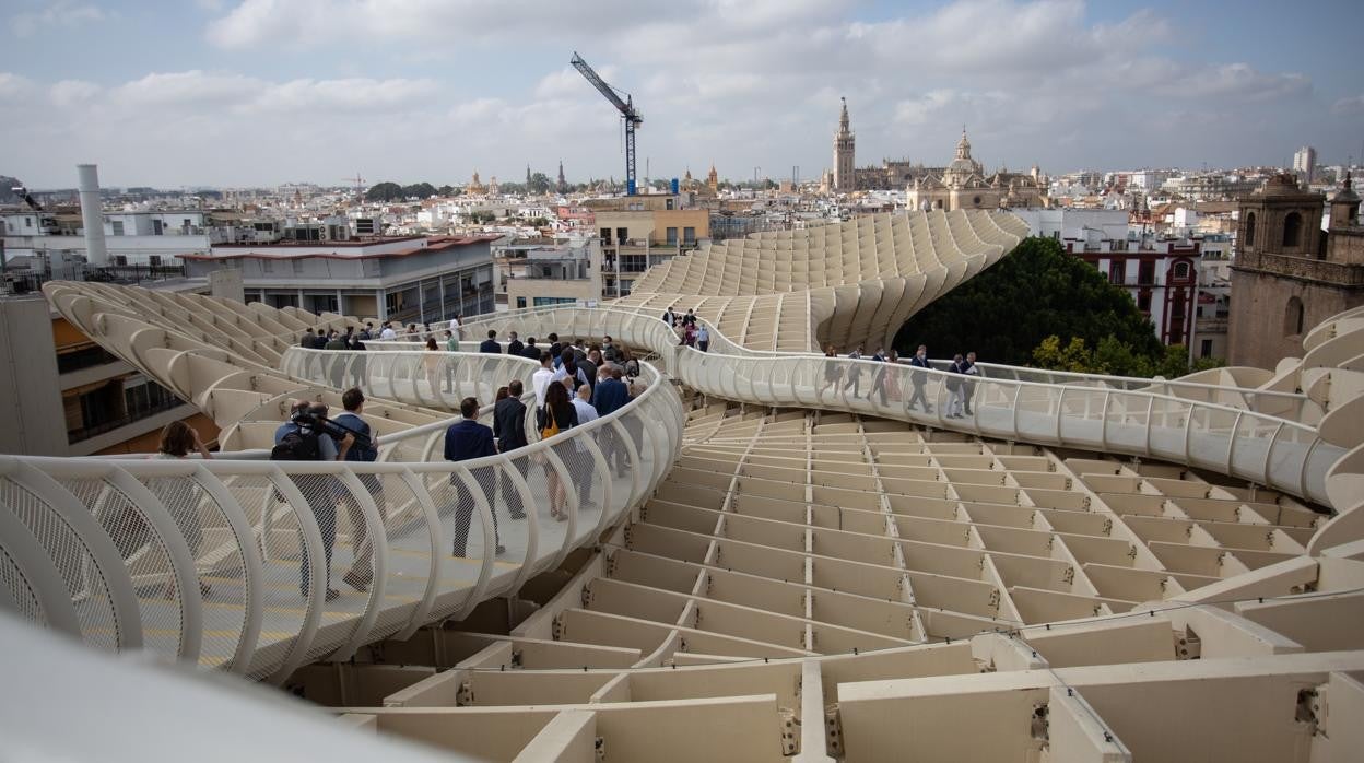 El mirador de las Setas de la Encarnación