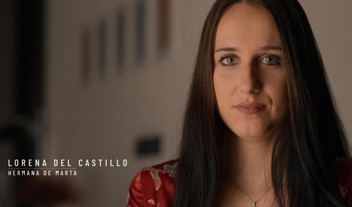 Lorena del Castillo, hermana de Marta, que participa en la docuserie de Netflix