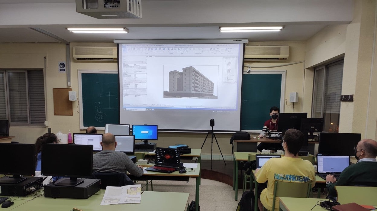 Una de las aulas del master de FP del Politénico