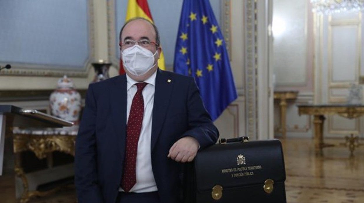 El ministro de Cultura y Deportes, Miquel Iceta