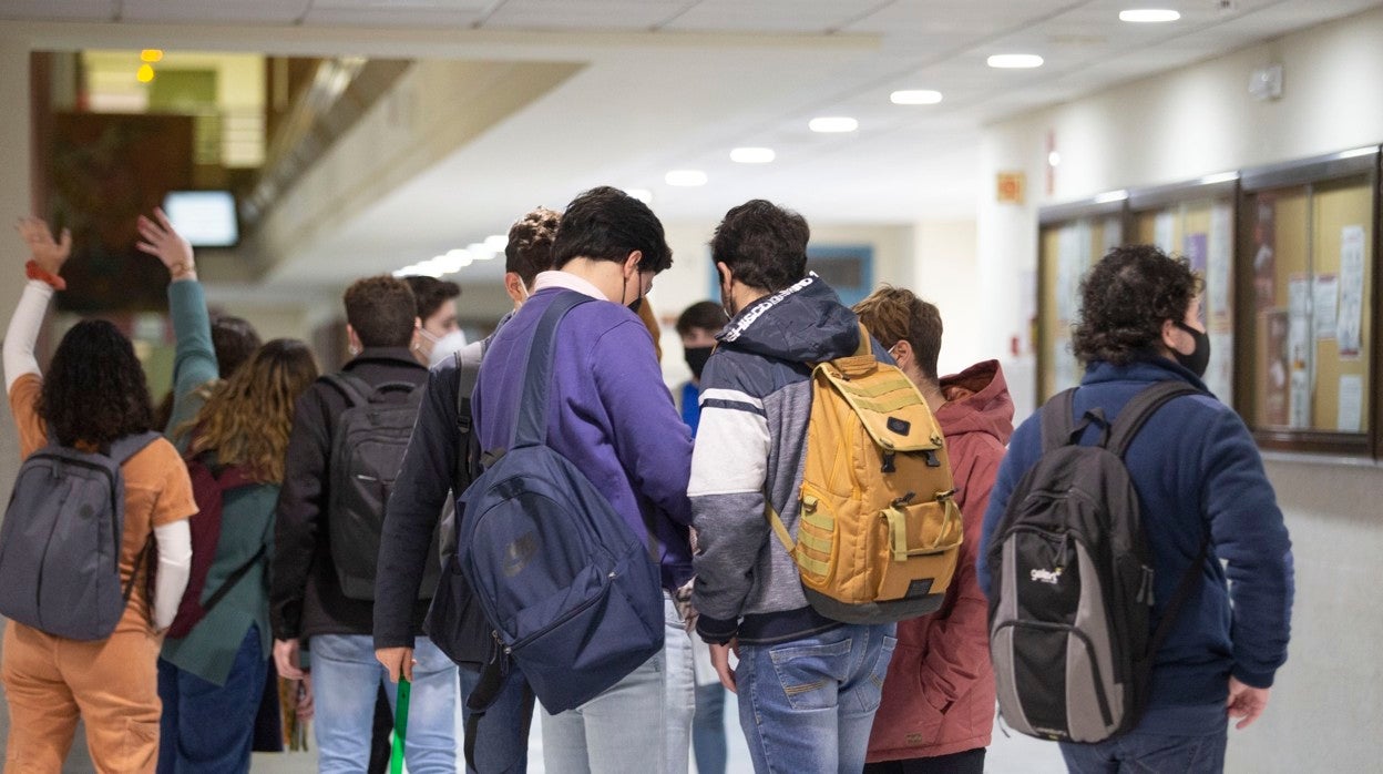 Un grupo de estudiantes Rocío Ruz