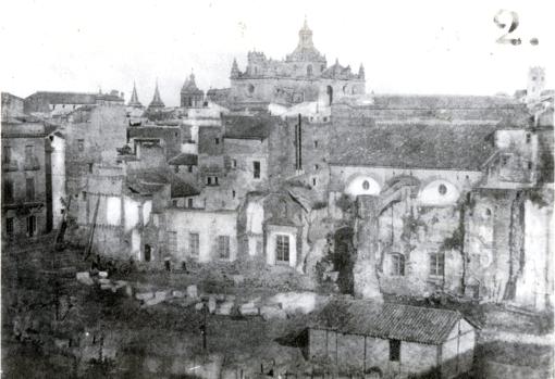 Derribo del Convento de San Francisco en 1841