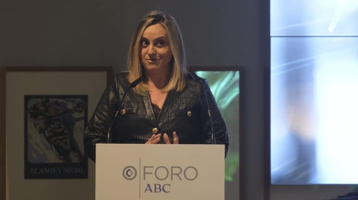 La consejera de Fomento, Marifrán Carazo, en el Foro ABC