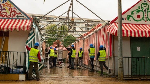 Semana clave para resolver el conflicto de los caseteros de la Feria de Abril de Sevilla 2022