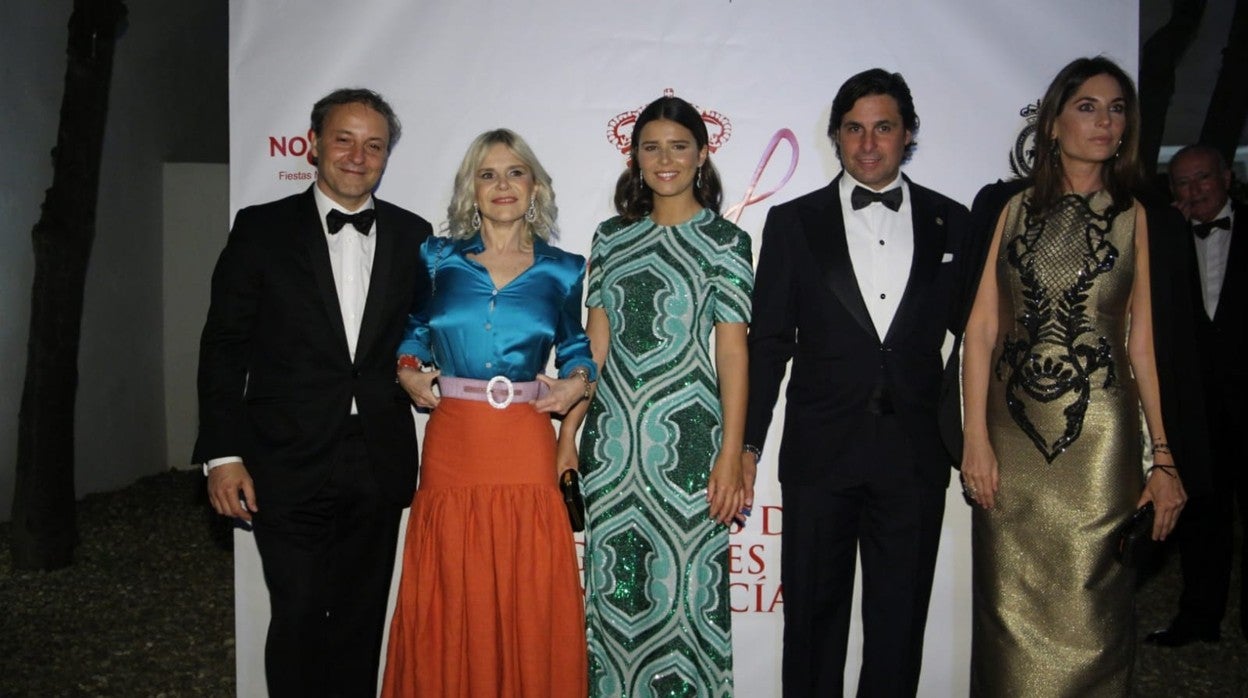 Narcís Rebollo, Eugenia Martínez de Irujo, Cayetana Rivera, Francisco Rivera y Lourdes Montes