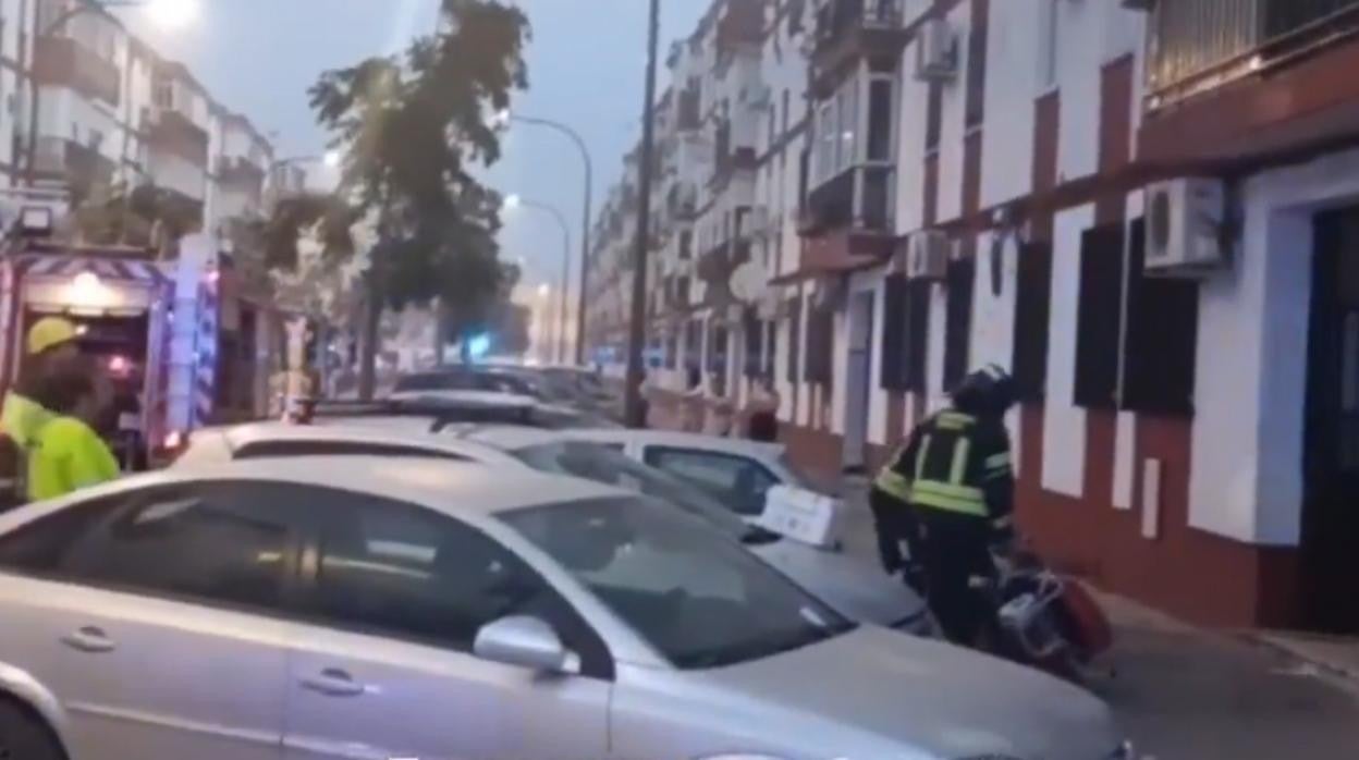 El incendio de la vivienda se ha producido en la calle Maestro Tejera