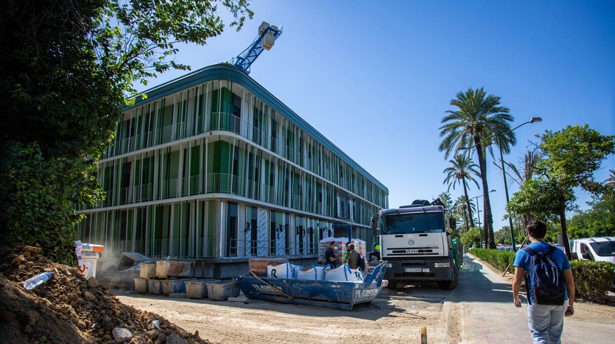 Una de las residencias de estudiantes de La Palmera que han provocado la polémica