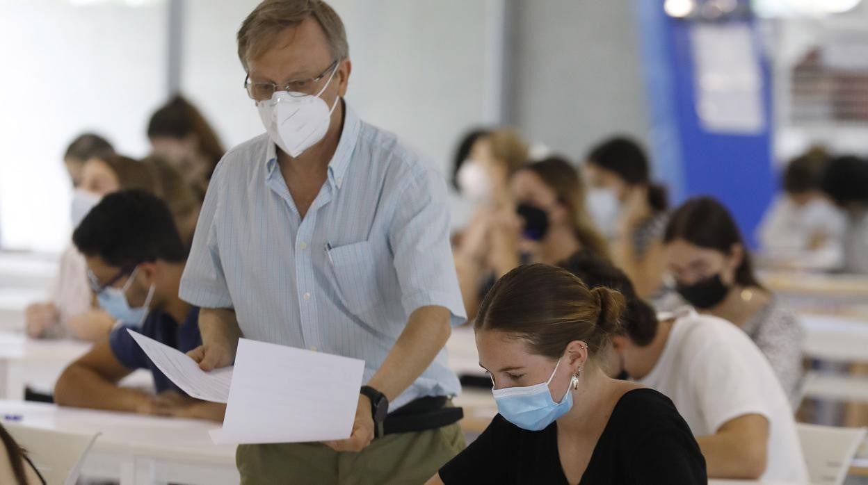 Un examen de Selectividad