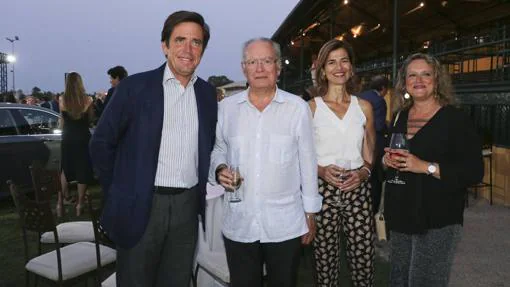 Eduardo Dávila, Álvaro Ybarra, Gema Ramírez y Blanca Borrás
