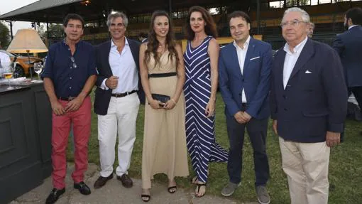 Andrés Madriñán, Manuel García, Mena Venus, Cristina Ybarra, Daniel Pérez y Enrique Moreno