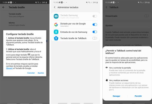 Cómo activar el teclado de braille de Google en tu Android
