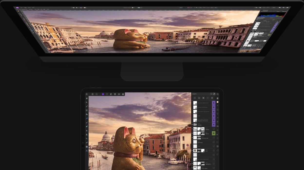 Affinity Photo está claramente orientada al usuario más profesional