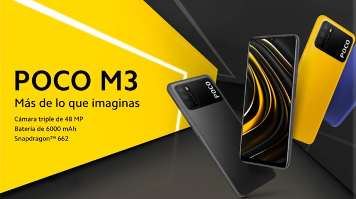 El POCO M3 cuenta con una batería de 6.000 mAh