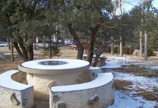 Área recreativa de La Piza en la Sierra de María.