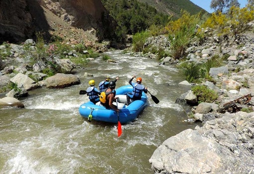 Rafting por el río Genil en Granada