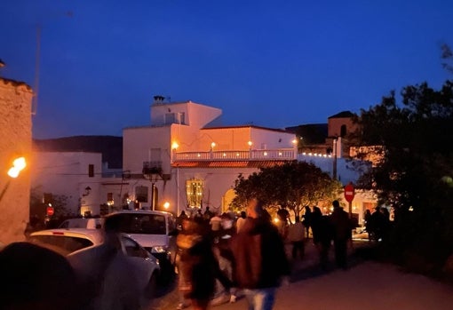 Última edición de 'La noche de los candiles' en Almócita.