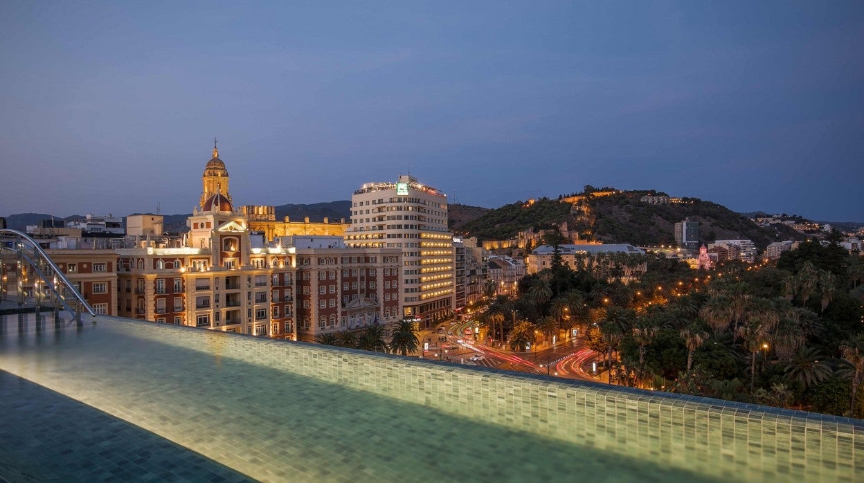 Panorámica de Málaga desde el hotel Only You