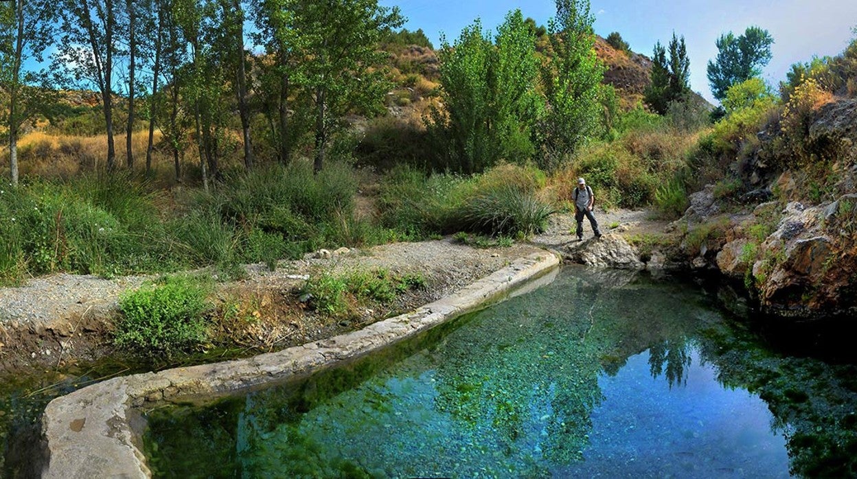 Aguas termales en Cónchar, Granada