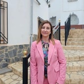 La candidata de España Vaciada en Alcóntar, Toñi Castellano.