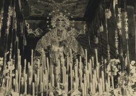 El primer palio ochavado de la Virgen de la Esperanza de Córdoba