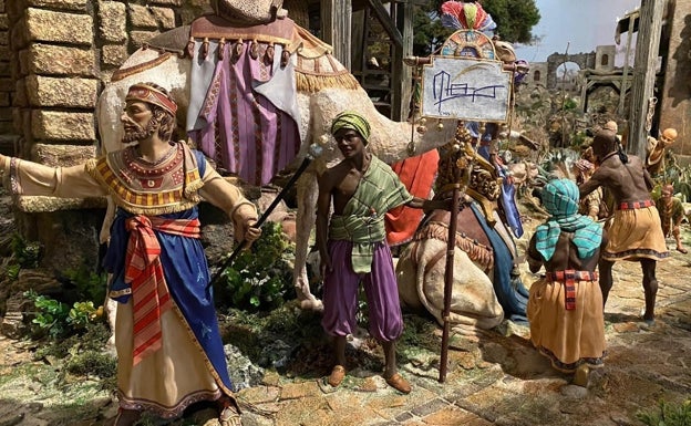 Detalle del Nacimiento en el Círculo Mercantil