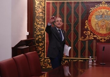 El rector de la Universidad de Sevilla, Miguel Ángel Castro