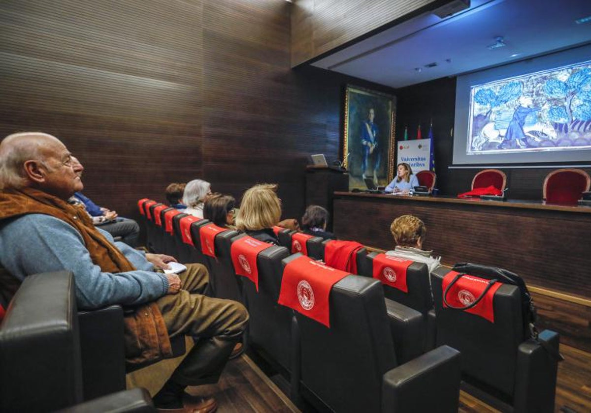 Una imagen de las clases en la Vniversitas Senioribvs