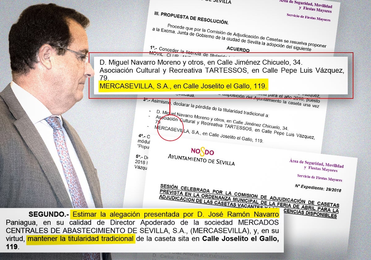 El PSOE obvió la ordenanza de la Feria para indultar a la caseta de Mercasevilla en 2018 y pide ahora el mismo trato