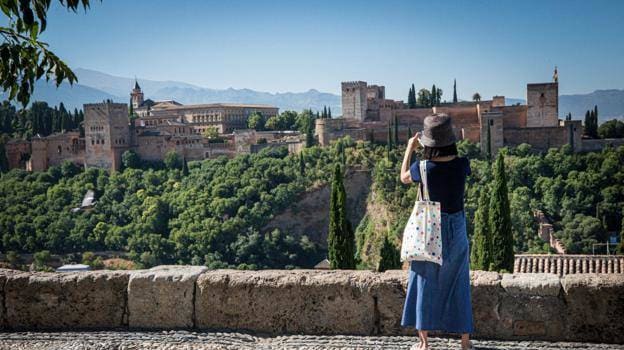 Imagen desde un mirador de la Alhambra