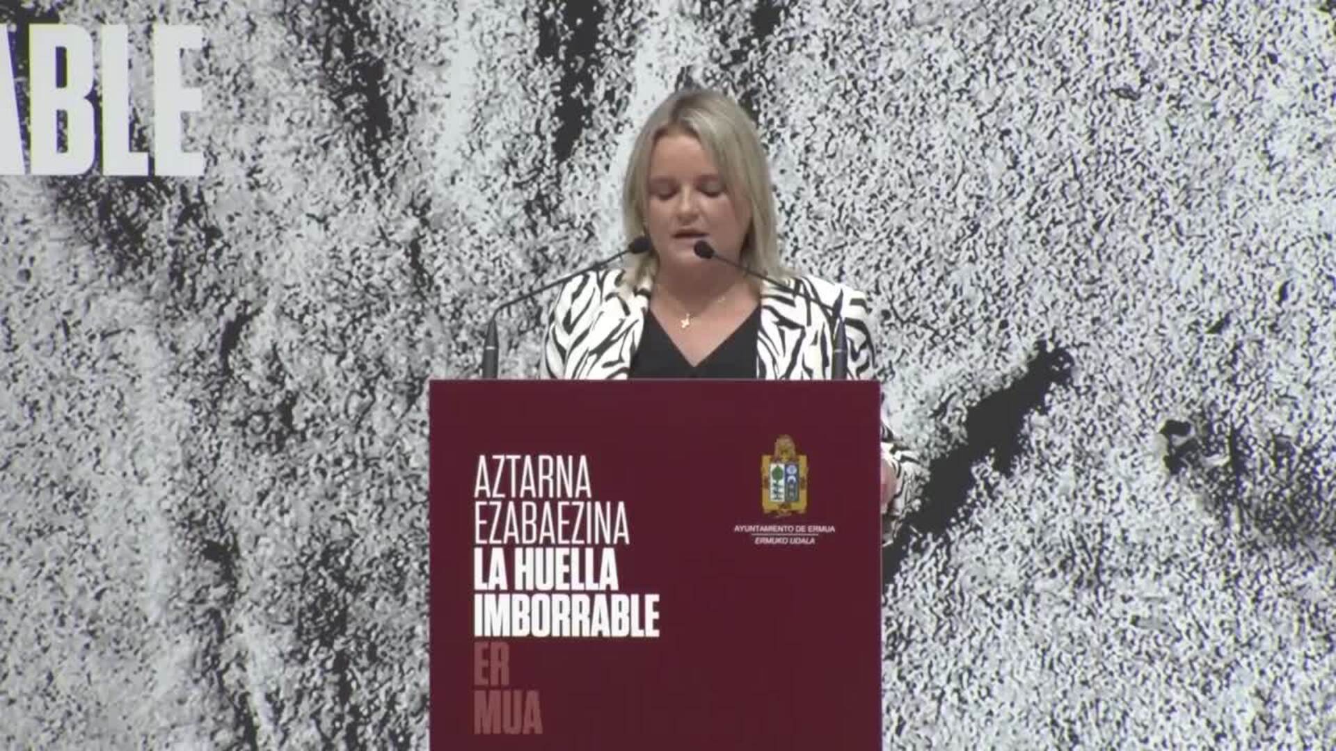 Marimar Blanco pide recuperar la unidad política y exige al Gobierno no negociar con Bildu