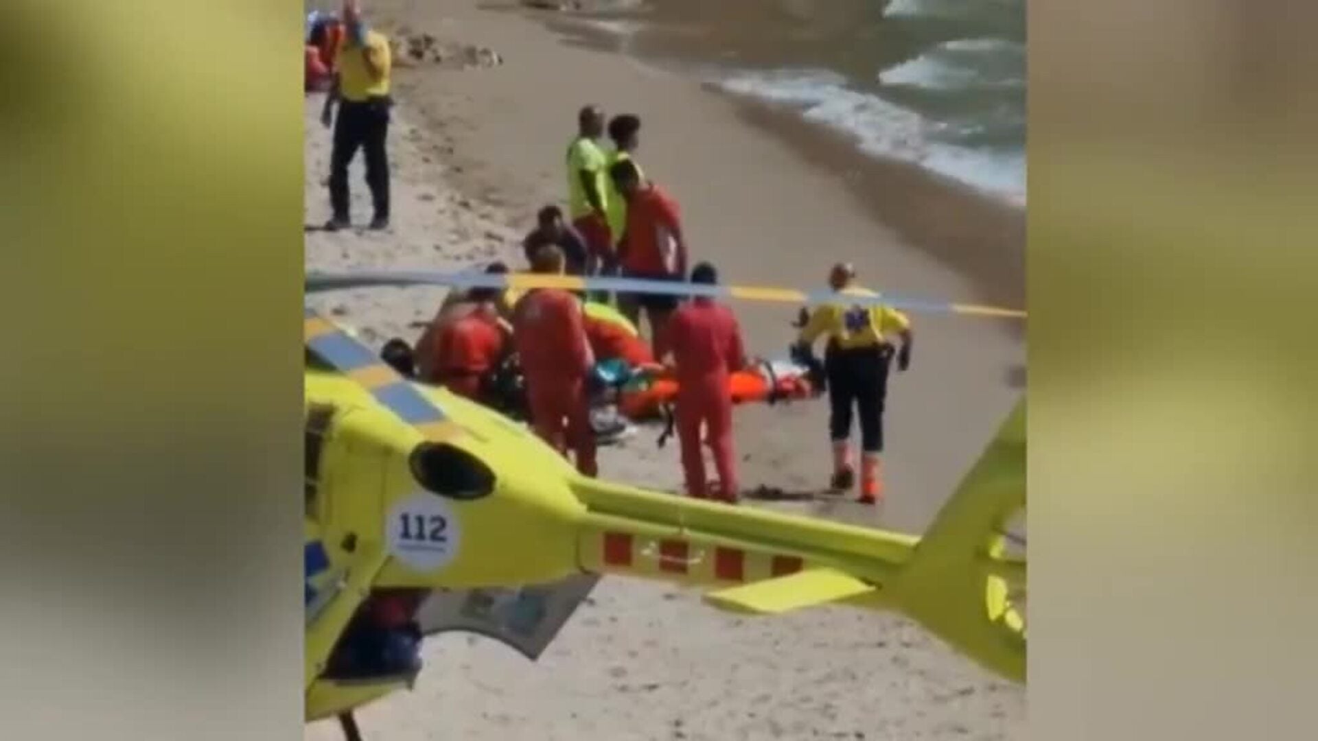 Tragedia en una tranquila playa de Salou