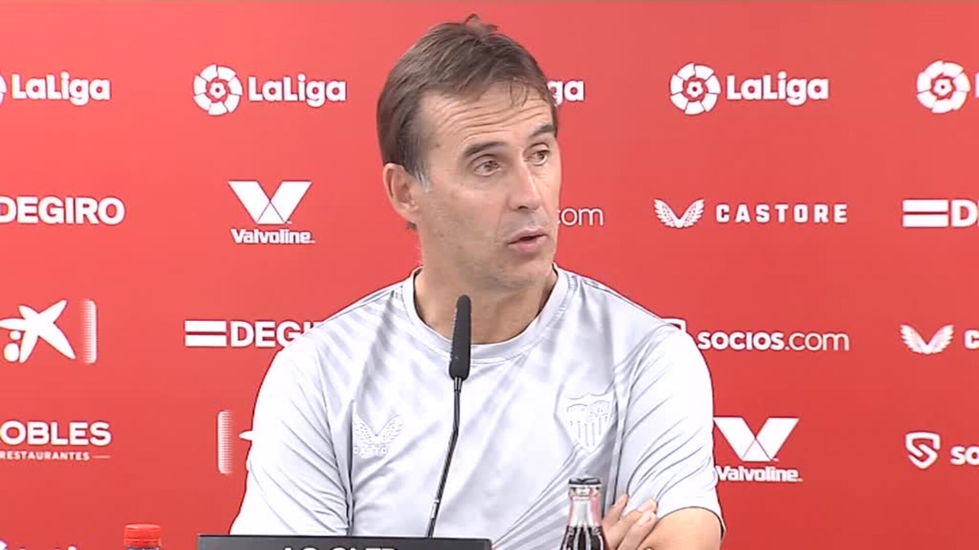 Lopetegui: "Es un partido bonito contra el equipo que mejor se ha reforzado a nivel mundial"