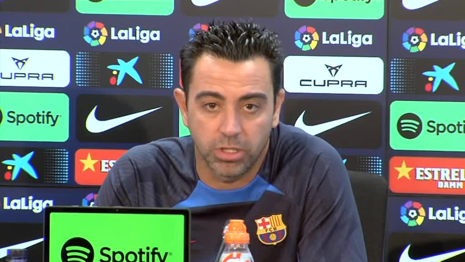 Xavi: "Noto la confianza total en el proyecto"