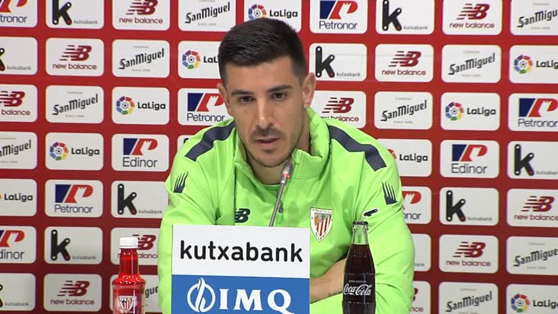 Yuri Berchiche dice que el Athletic debe jugar ante el Girona como la segunda parte contra el Villarreal