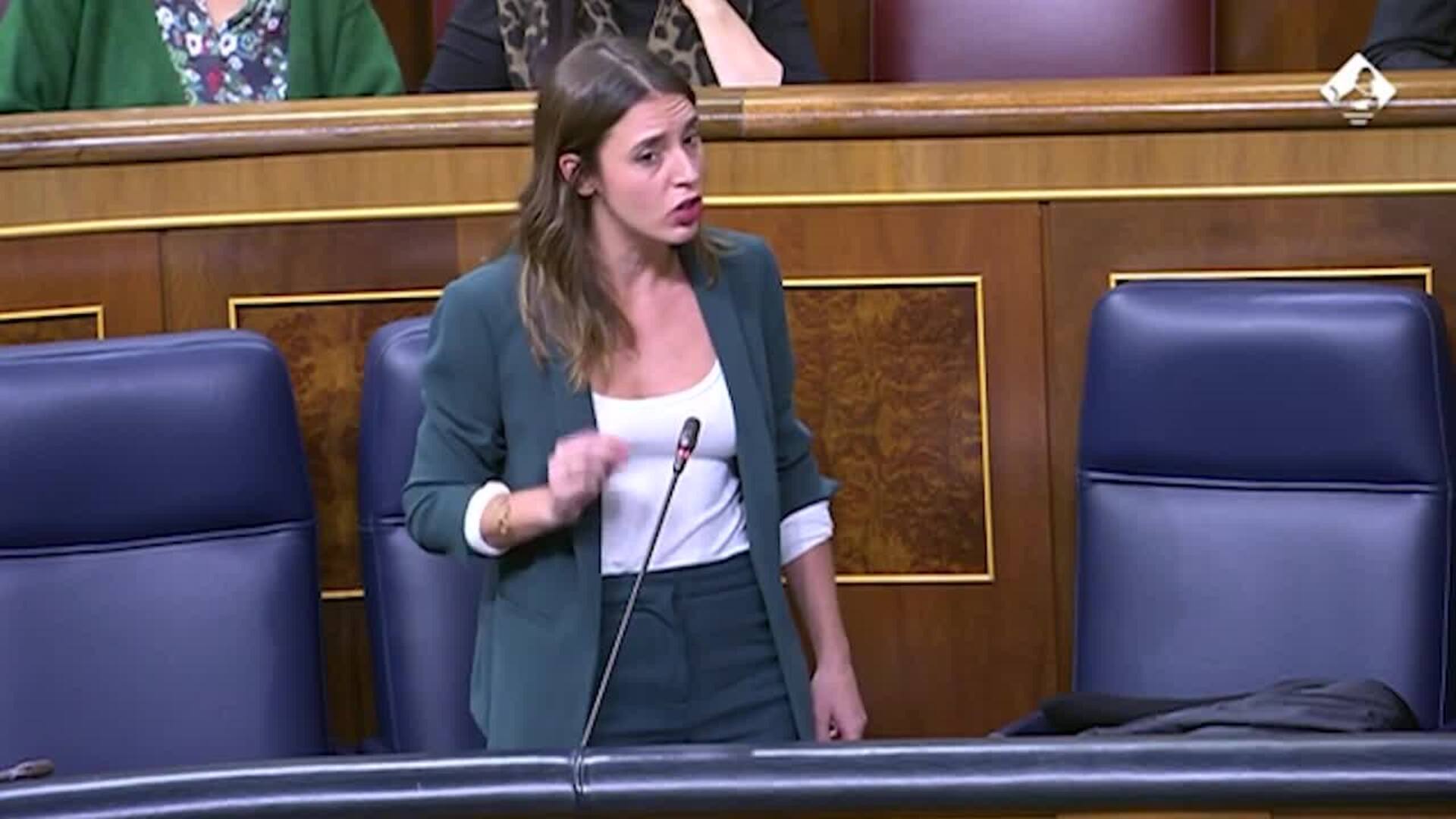 Bronca en el Congreso, una diputada de Vox acusa a Montero de "estudiar en profundidad" a Iglesias