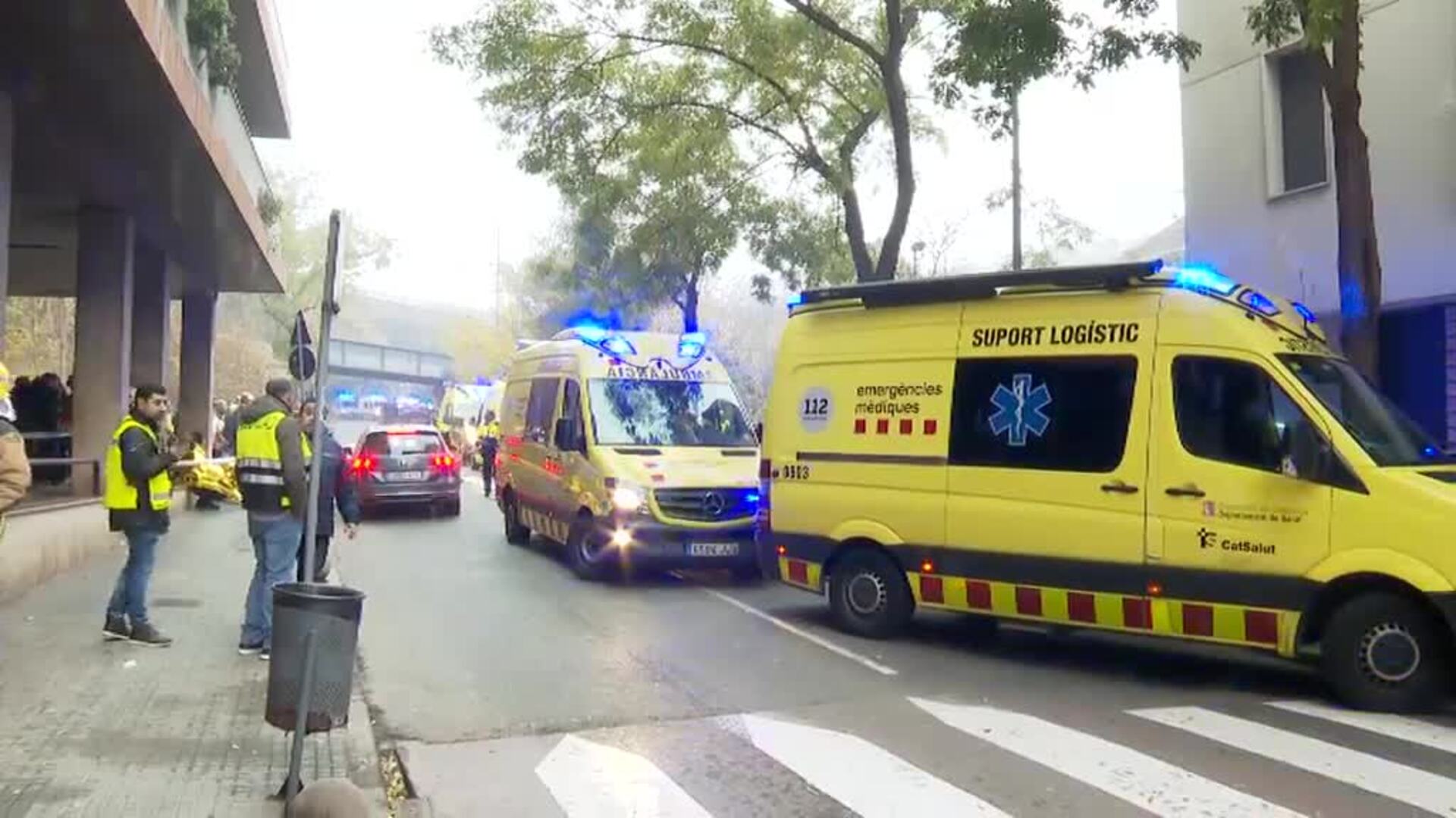 155 pasajeros heridos por el choque de dos trenes en la estación de Montcada i Reixac-Manresa, en Barcelona