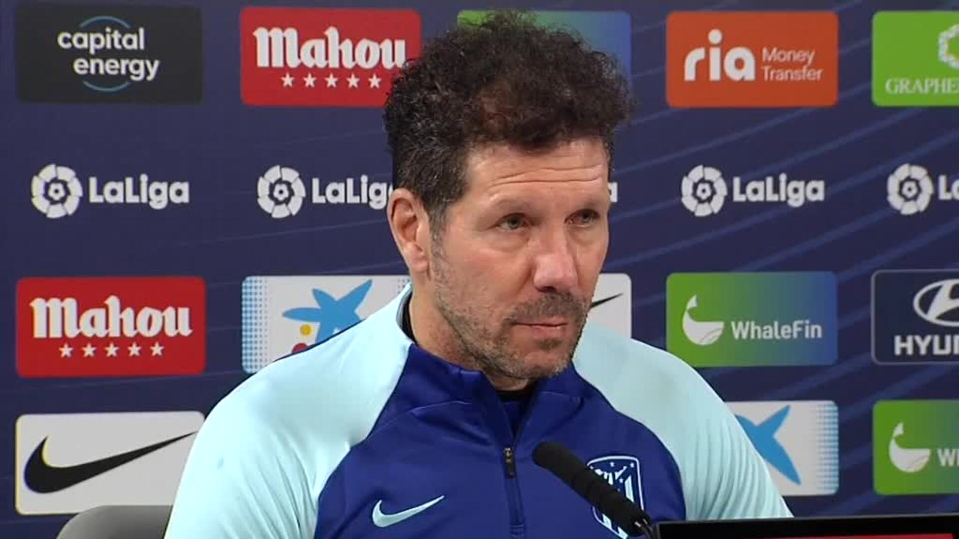 Simeone: "Venimos de una temporada de regular a mala y necesitamos mejorar"