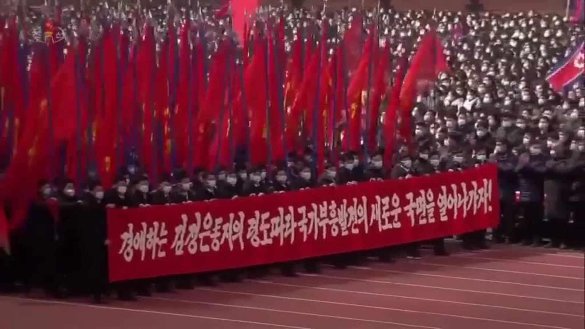 Masivo desfile en Corea del Norte sin la presencia de Kim Jong Un