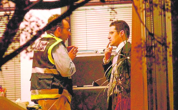 José Manuel Rando con el juez Miguel Ángel Torres en Marbella